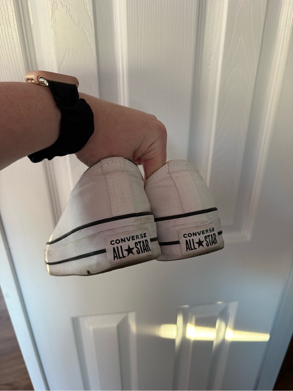 Converse All Stars White Low-Top Canvas Sneakers - Picture 6 of 10